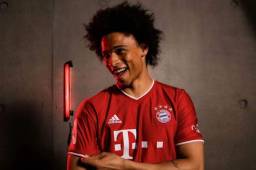 Leroy Sané ya lució los colores del Bayern Munich, su nuevo equipo para la temporada 2020-21.