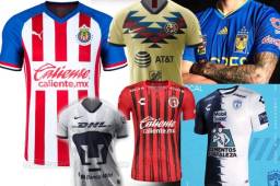 Chivas de Guadalajara y América presentaron hoy sus nuevas camisas. Monterrey todavía no oficializa la suya. Mirá las bonitas playeras que veremos en el Apertura 2019 de Liga MX.