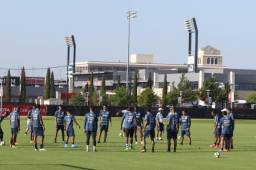 Honduras entrenó en las instalaciones del Toyota Sports Center, lugar donde también entrena el FC Dallas. Foto: Ronal Aceituno
