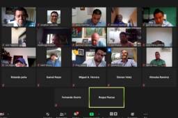 Los miembros de la Liga Nacional que estuvieron presentes en la reunión virtual de este jueves donde definieron algunos temas para reactivar el fútbol en Honduras.