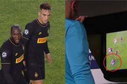 El VAR invalidó un gol al Inter de Milán y tardó para sancionar un penal a favor del Slavia Praga.