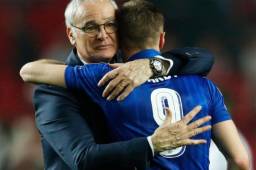 La relación futbolística entre Ranieri y Vardy siempre fue muy destacada dentro y fuera de la cancha.