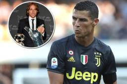 Massimiliano Allegri, técnico del Juventus, confesó que Cristiano Ronaldo se encuentra enfadado por no haber ganado el premio de la UEFA.