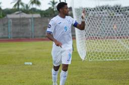 Antony Lozano marcó uno de los goles de Honduras ante Guayana Francesa. Foto: FFH.