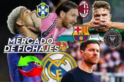 Mercado de Fichajes en Europa: Xabi Alonso ya tiene sustituto en el Leverkusen, el primer fichaje del Real Madrid, Flick encontró el cambio de Araujo y el problema del Inter Miami con Messi.