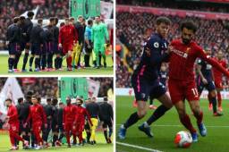 El Liverpool venció hoy 2-1 al Bournemouth en la Premier League, pero lejos de esto, ambos equipos crearon la polémica por no darse la mano antes de iniciar el juego por el coronavirus.
