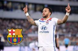Memphis Depay le resta un año de contrato con el Lyon, pero había expresado su deseo de salir antes de tiempo (2021).