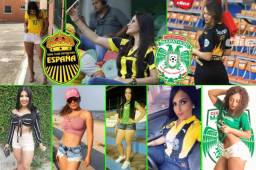 Real España y Marathón son los equipos más populares de San Pedro Sula y es por ello que se han robado el corazón de estas bellas aficionadas que siempre lucen de forma orgullosa los colores de su equipo previo a un nuevo derbi.