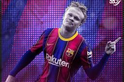 El agente de Haaland tiene un pacto cerrado con Joan Laporta, presidente del FC Barcelona.