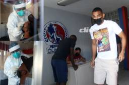 Olimpia arrancó las pruebas médicas para poner en marcha la pretemporada para el Clausura 2022. Fotos Alex Pérez