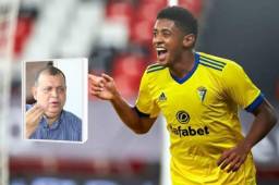 El 'Choco' Lozano tuvo un buen papel en el partido del Cádiz ante el Bilbao y pese a eso recibe críticas en Honduras.