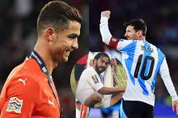 Messi marcó doblete y acecha récord de Cristiano Ronaldo y Pescadito Ruiz: así quedó la tabla histórica de goleadores