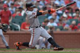 Mauricio Dubón acaba de conseguir su primer cuadrangular en Grandes Ligas con Gigantes de San Francisco y es el primer hondureño formado en el país que lo logra.