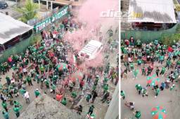La furia verde no se quiso perder la final de su equipo ante Olimpia.