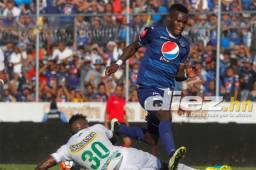 Rubilio Castillo no pudo marcar en las dos finales ante Platense.