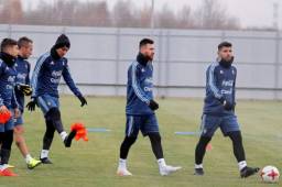 La selección argentina no entrenó debido a la intensa lluvia en Rusia.