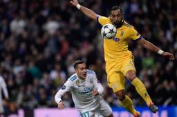 Mehdi Benatia, defensa de Juventus, dice que en ningún momento empujó a Lucas Vázquez. Foto AFP