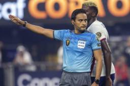 Saíd Martínez dirigió la final de Copa Oro 2021 entre México y Estados Unidos.