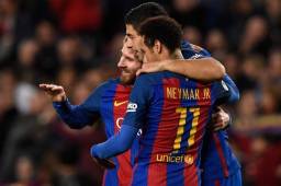 Con la victoria, Barcelona recupera el liderato en España y gana moral para la vuelta de Liga de Campeones ante PSG. Fotos EFE Y AFP