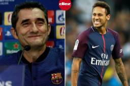 Valverde solo contó con Neymar en la pretemporada del Barcelona.