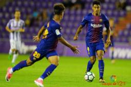 'Choco' Lozano debutó en La Liga 123 con el Barcelona B con gol.