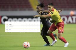 El Real España del “Palomo” Rodríguez no pudo ante el Herediano en Costa Rica. Foto: Cortesía La Nación.