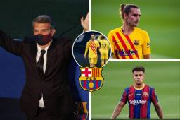 El presidente del FC Barcelona ya trabaja en la plantilla para la próxima temporada y Deportes cuatro ha revelado la lista de salidas de Joan Laporta.