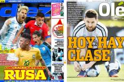 Las portadas de hoy destacan los partidazos que se estarán disputarán en la eliminatoria Sudamericana.