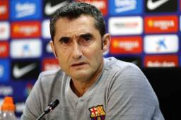Valverde durante la conferencia de prensa previo al duelo contra el Huesca.