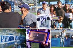¡Lo recibieron como un ídolo! El reconocimiento y homenaje a Pedro Troglio en su regreso a la casa del Gimnasia en La Plata