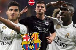 El Real Madrid confirmó este martes la llegada de Luka Jovic y con el serbio ya son ocho fichajes que el conjunto merengue le ha robado al Barcelona.