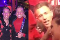 Arthur Melo hizo el viaje a París para ser parte de la fiesta de Neymar.