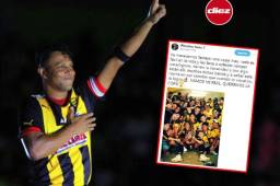 Pavón mandó las buenas vibras al Real España para conquistar el campeonato.