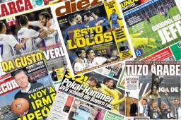 En las portadas de hoy: Barcelona y Real Madrid golean y cumplen en la Liga; Pachuca al Mundial de Clubes, Mónaco apaleada en Copa y Borussia Dortmund sorprende al Bayern Munnich en la Pokal.