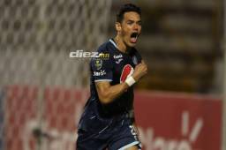 Roberto Moreira abrió la brecha del triunfo del Motagua ante el Olimpia en la ida de la final de liguilla.