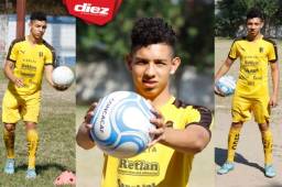 Orbin Cabrera Jr. es uno de los talentos juveniles con los que cuenta el Real España. Foto Neptalí Romero