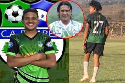 Dillan Arita pudo sumar 12 minutos con el Atlético Pinares de Ocotepeque.