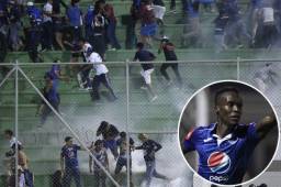 El delantero Rubilio Castillo lanzó duras críticas a la Policía Nacional por el uso desmedido lanzando gas lacrimógeno en los estadios de fútbol. Fotos DIEZ