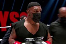 El polémico Mike Tyson mostró su poderío físico a pesar de sus 54 años de edad.