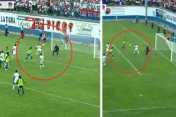 ¡El gol de último minuto de Agustín Auzmendi para el empate de Olancho FC contra Olimpia en la final de ida!