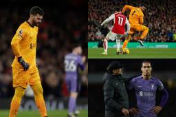 ¡Para el No Top Ten! Los dos catastróficos errores de Alisson Becker y Van Dijk en la derrota del Liverpool ante el Arsenal