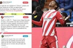 Lozano se conviritió en el cuarto hondureño en anotarle al Real Madrid.