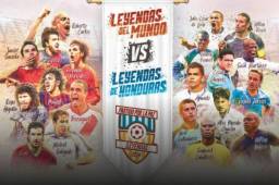 Las Leyendas del Mundo ya están instalados en Honduras para el Partido por la Paz.