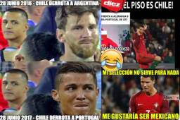 Estos son los memes que nos están enviando todos los usuarios sobre la eliminación de Portugal a menos de Chile en la Copa Confederaciones. Son para morirse de la risa.