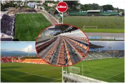 Acostumbrados a presenciar los partidos en estadios con todas las comodidades, un sector de la afición mexicana provocó las burlas mediante las redes sociales por los escenarios donde jugarán los clubes del país azteca. Te presentamos algunos de los estadios.