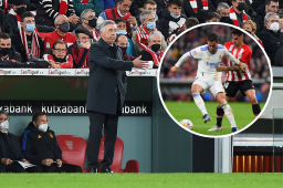 Ancelotti salió contento luego de la victoria del Real Madrid sobre el Athletic de Bilbao.