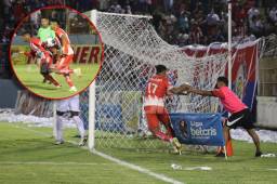 ¡Primer ataque y adentro! Luis Palma abrió el marcador a los 6 minutos para darle ventaja al Vida frente al Olimpia