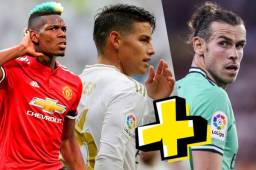 Real Madrid piensa hacer un James + Bale por Paul Pogba; Manchester United tendría la última palabra.