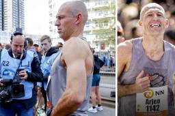 Con 38 años de edad, el holandés Arjen Robben ahora se ha convertido en todo un atleta top, luego de retirarse del fútbol profesional.