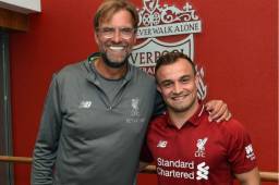 Xherdan Shaqiri tuvo un gran Mundial y logró que el Liverpool se fijara en él.